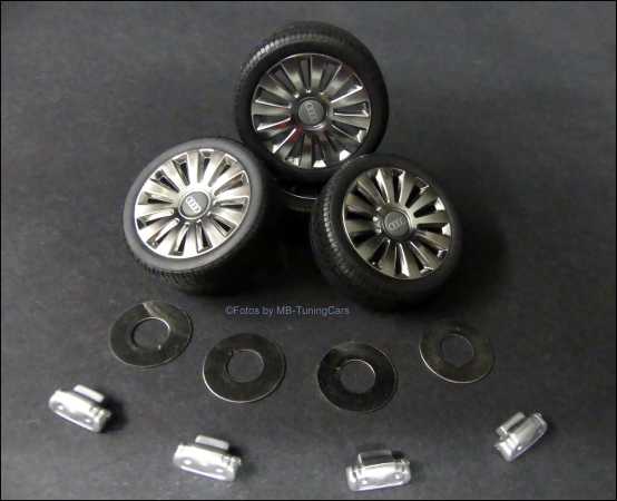 1:18 Audi A8 W12 Felgensatz